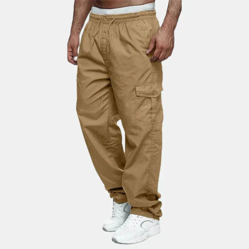 Dillon Cargo Pants: Multiple Pockets, Loose Fit