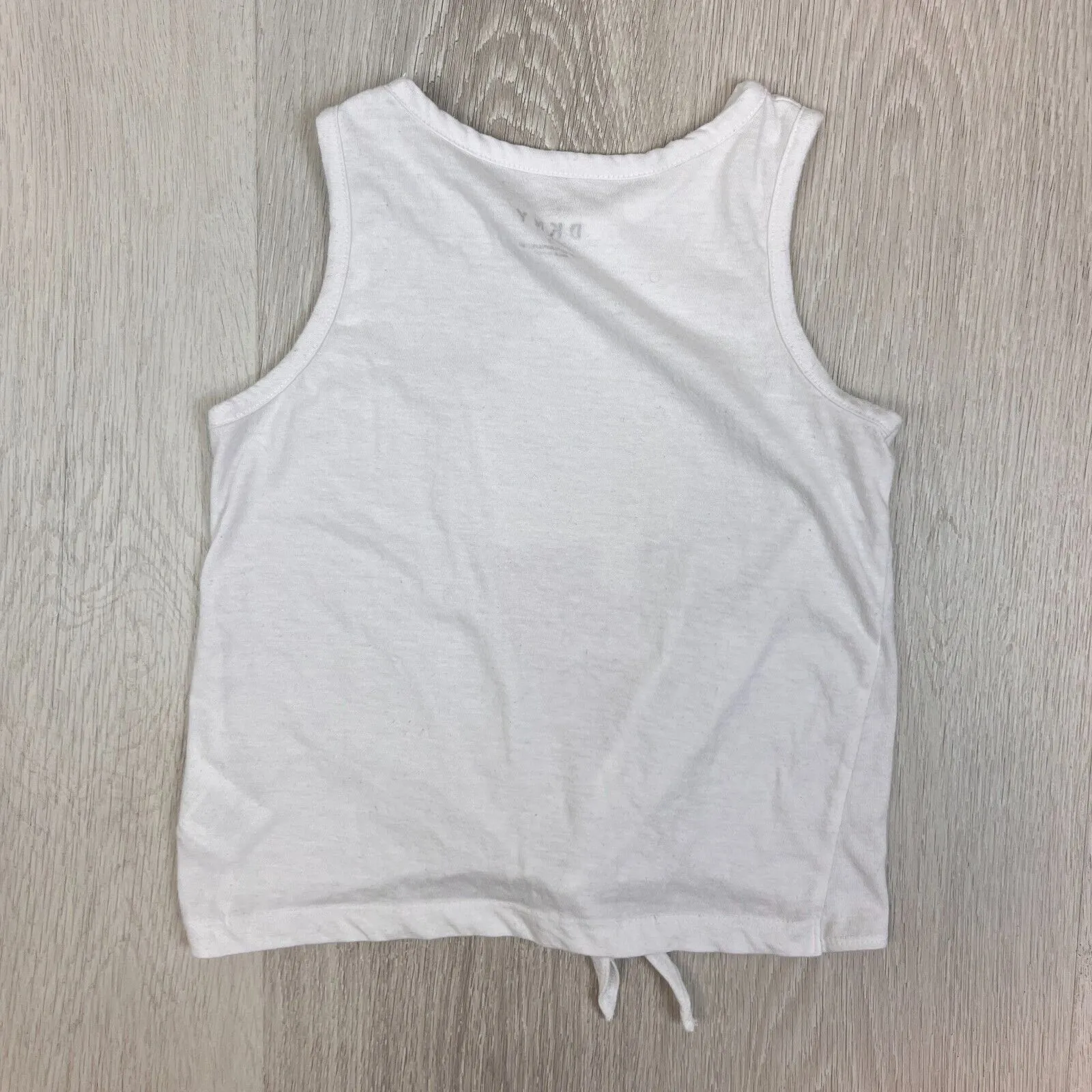 DKNY Girls Ice Cream Changing Sequin Graphic Tank Top Size 5 Years