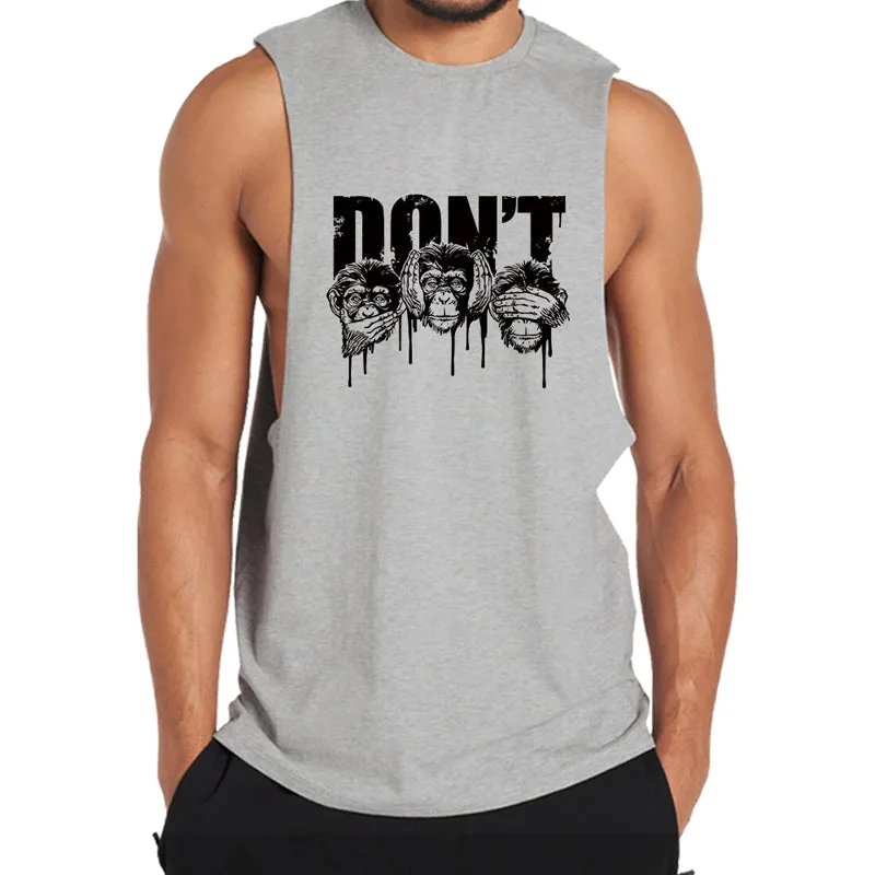 Don't Hear See Speak Graphic Tank Top