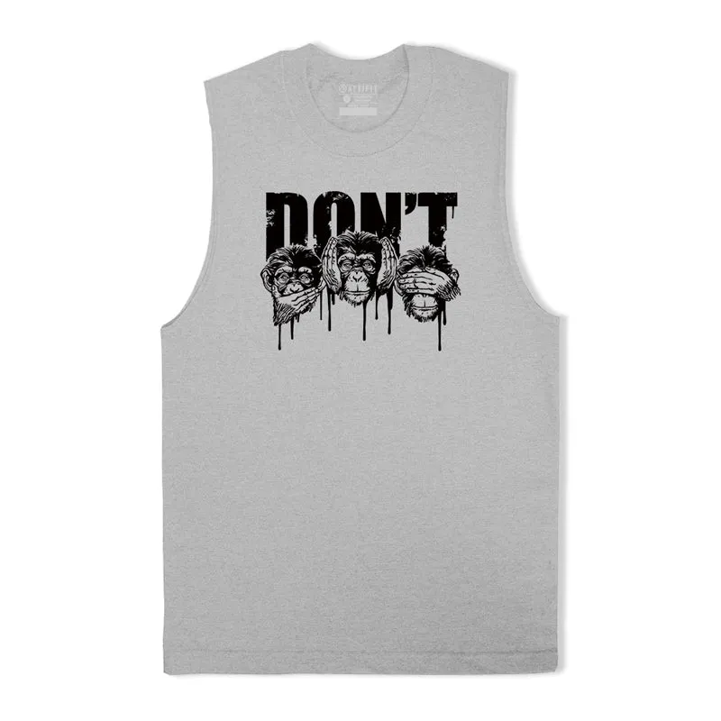Don't Hear See Speak Graphic Tank Top