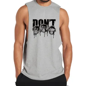 Don't Hear See Speak Graphic Tank Top