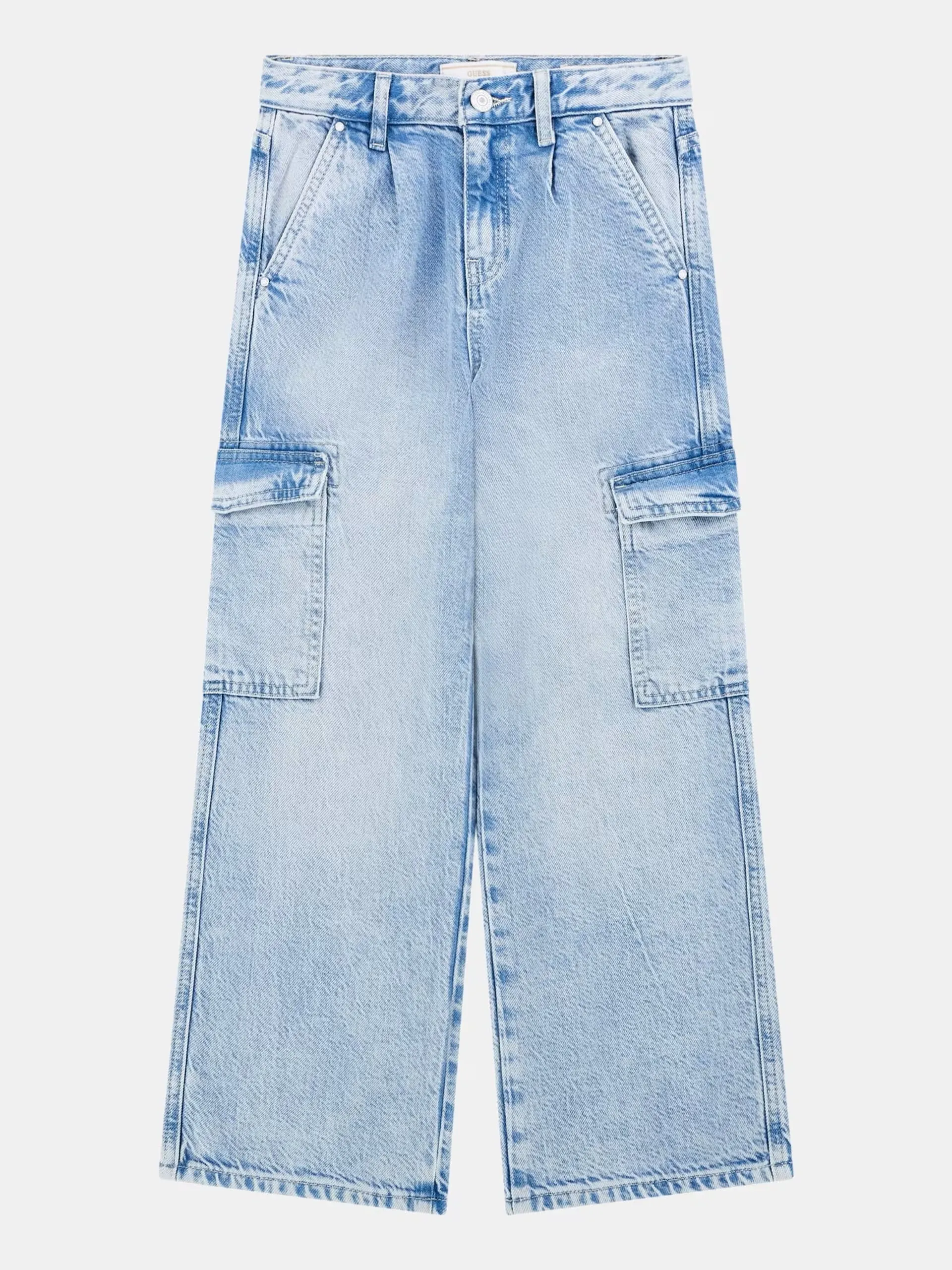Eco Denim Cargo Pants