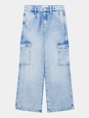 Eco Denim Cargo Pants