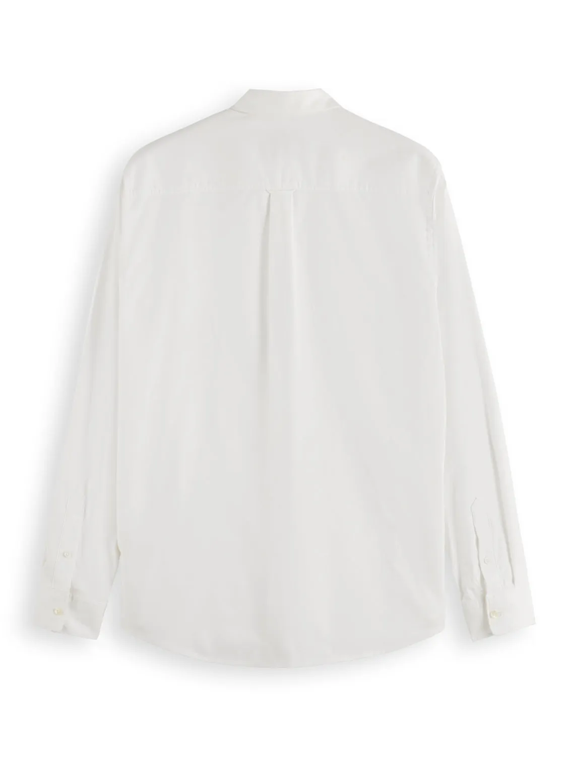 ESSENTIALS - Regular Fit Button Down Oxford - White