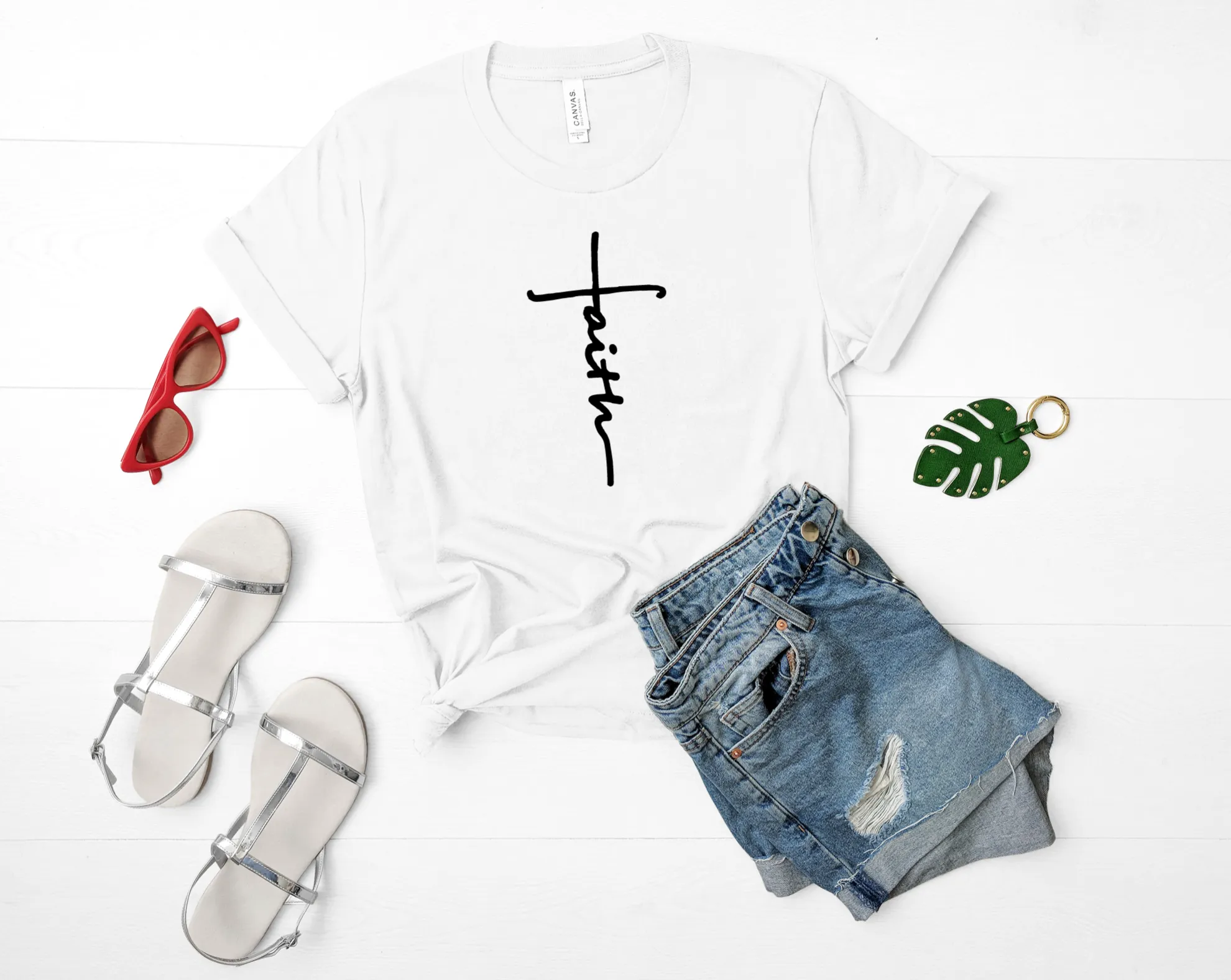 Faith Bella Canvas Premium Graphic Tee Curvy