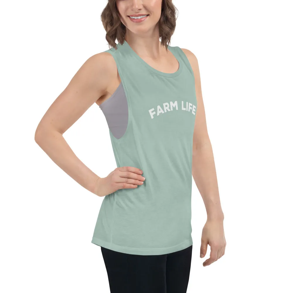 Farm Life Ladies’ Muscle Tank