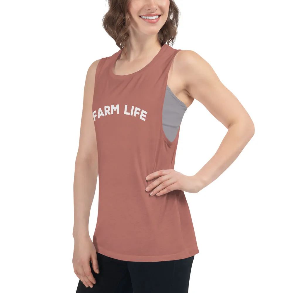 Farm Life Ladies’ Muscle Tank
