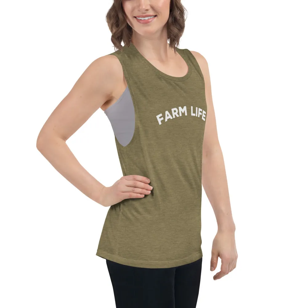 Farm Life Ladies’ Muscle Tank