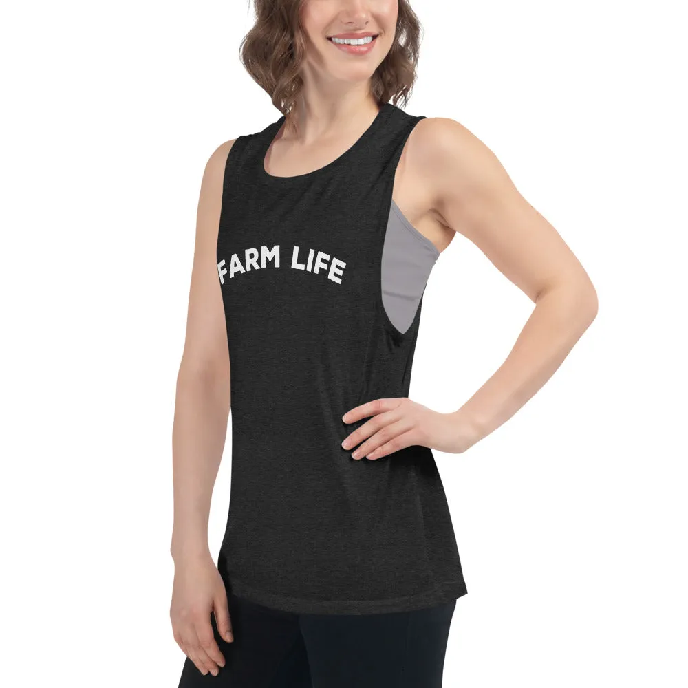 Farm Life Ladies’ Muscle Tank