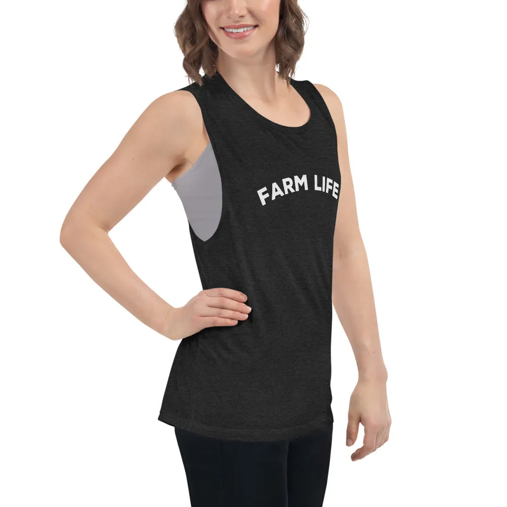 Farm Life Ladies’ Muscle Tank