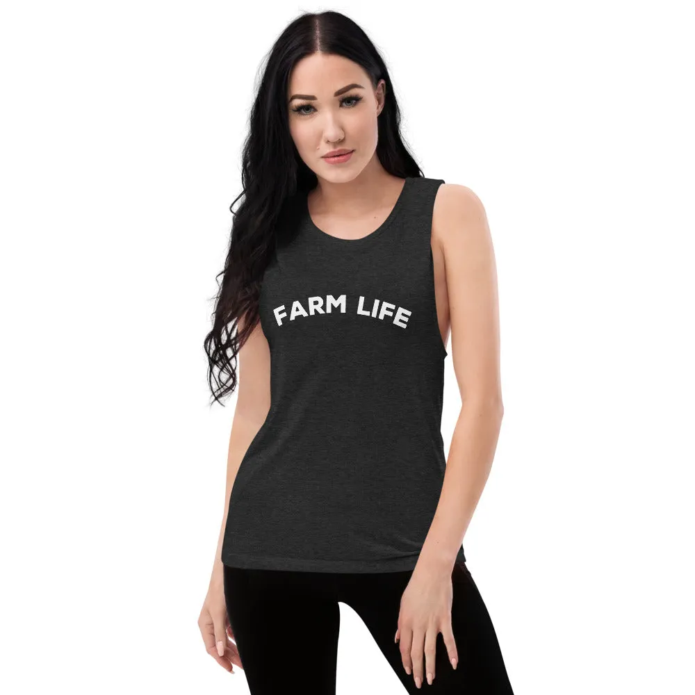 Farm Life Ladies’ Muscle Tank