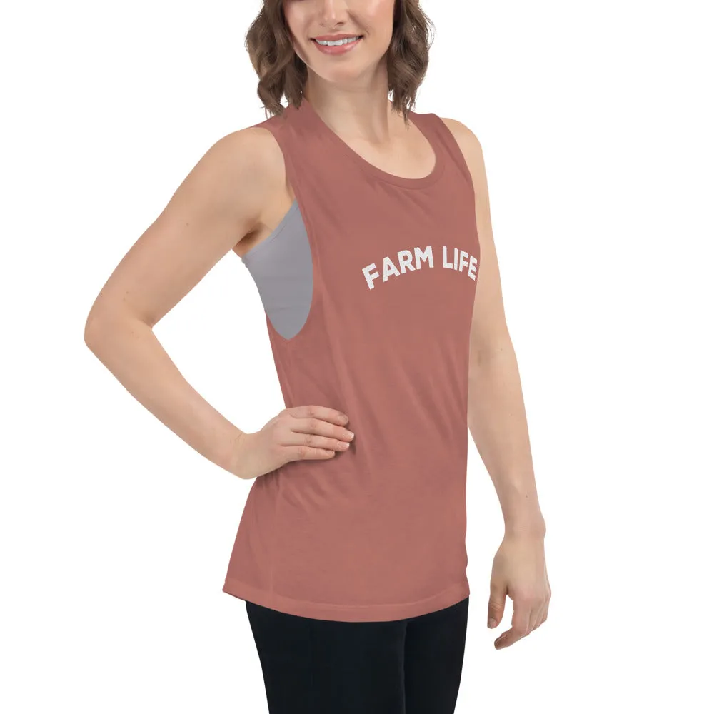 Farm Life Ladies’ Muscle Tank