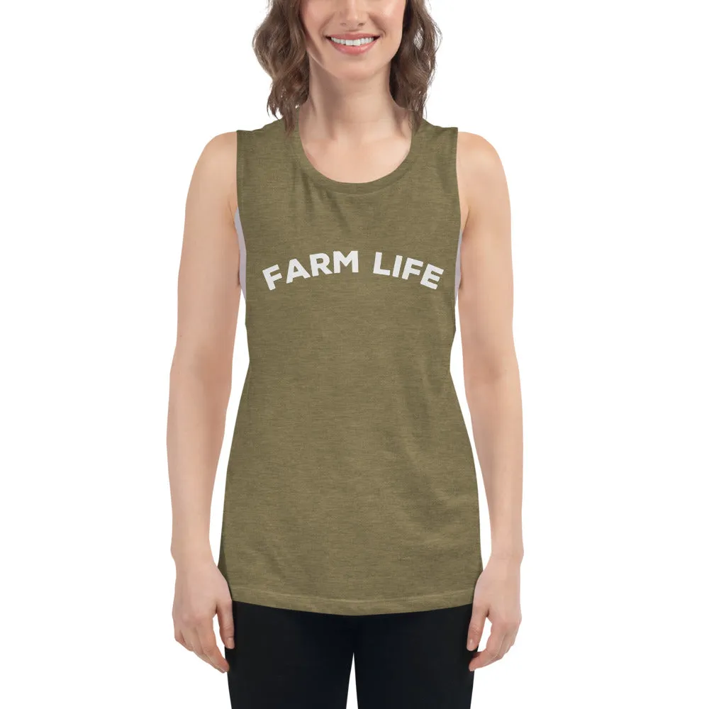 Farm Life Ladies’ Muscle Tank