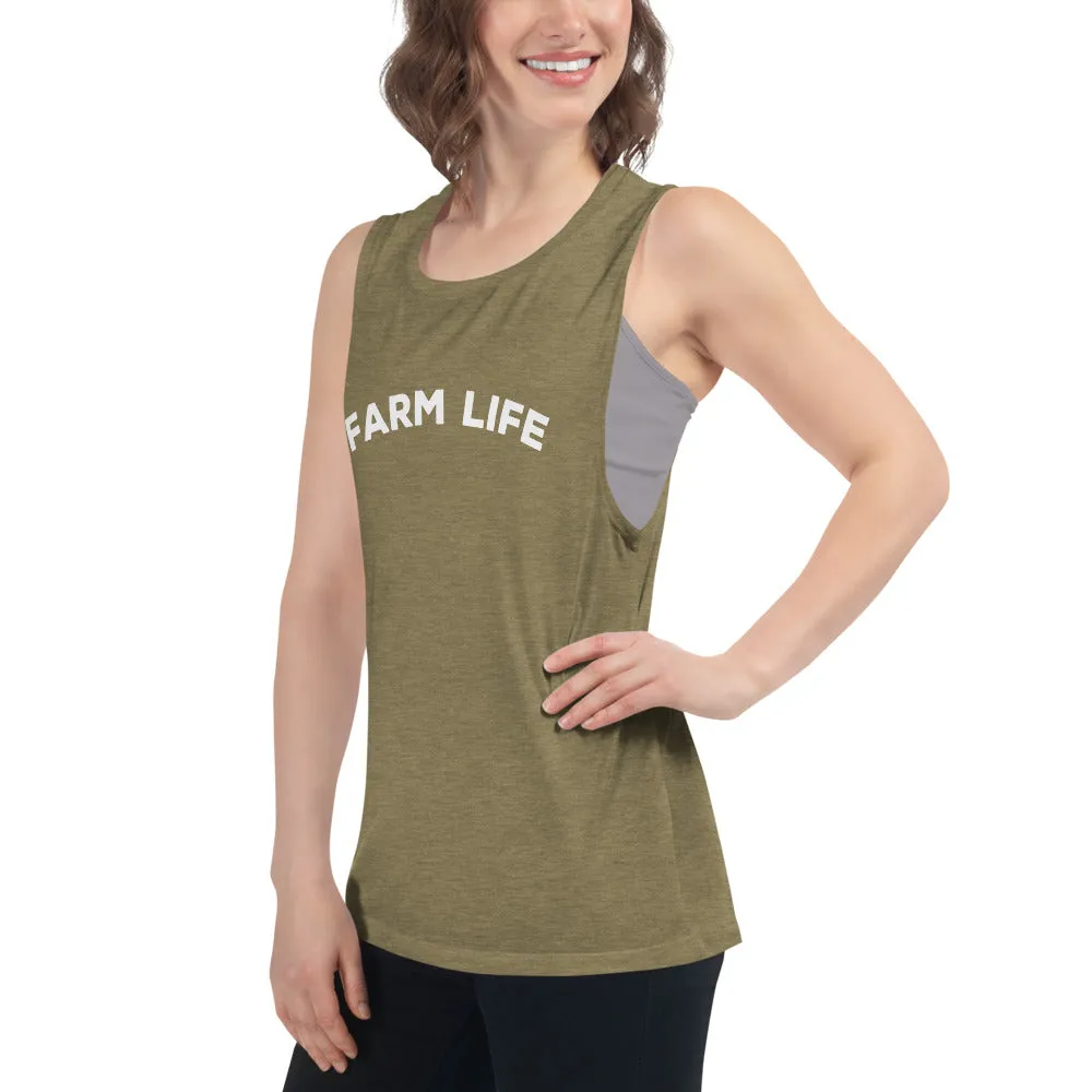 Farm Life Ladies’ Muscle Tank