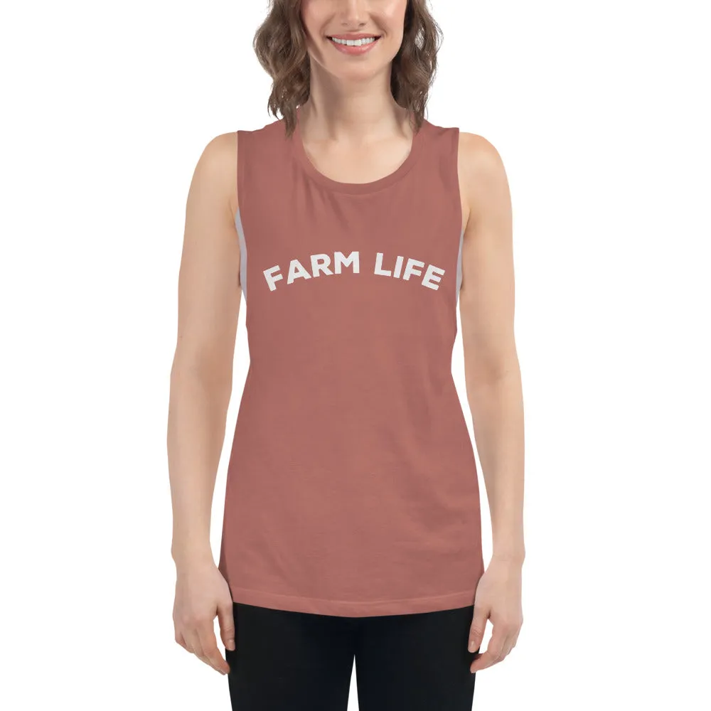 Farm Life Ladies’ Muscle Tank