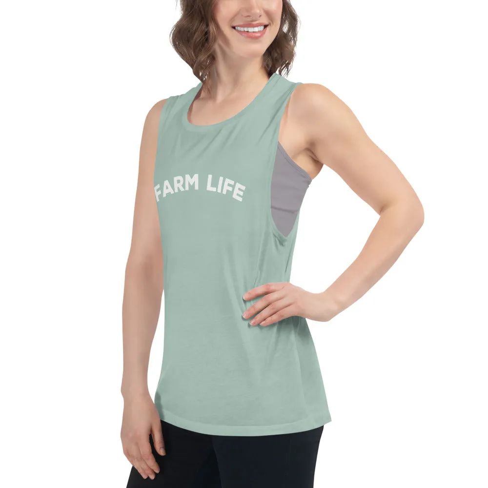 Farm Life Ladies’ Muscle Tank