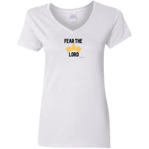 Fear the Lord Ladies 5.3 oz V-Neck T-Shirt