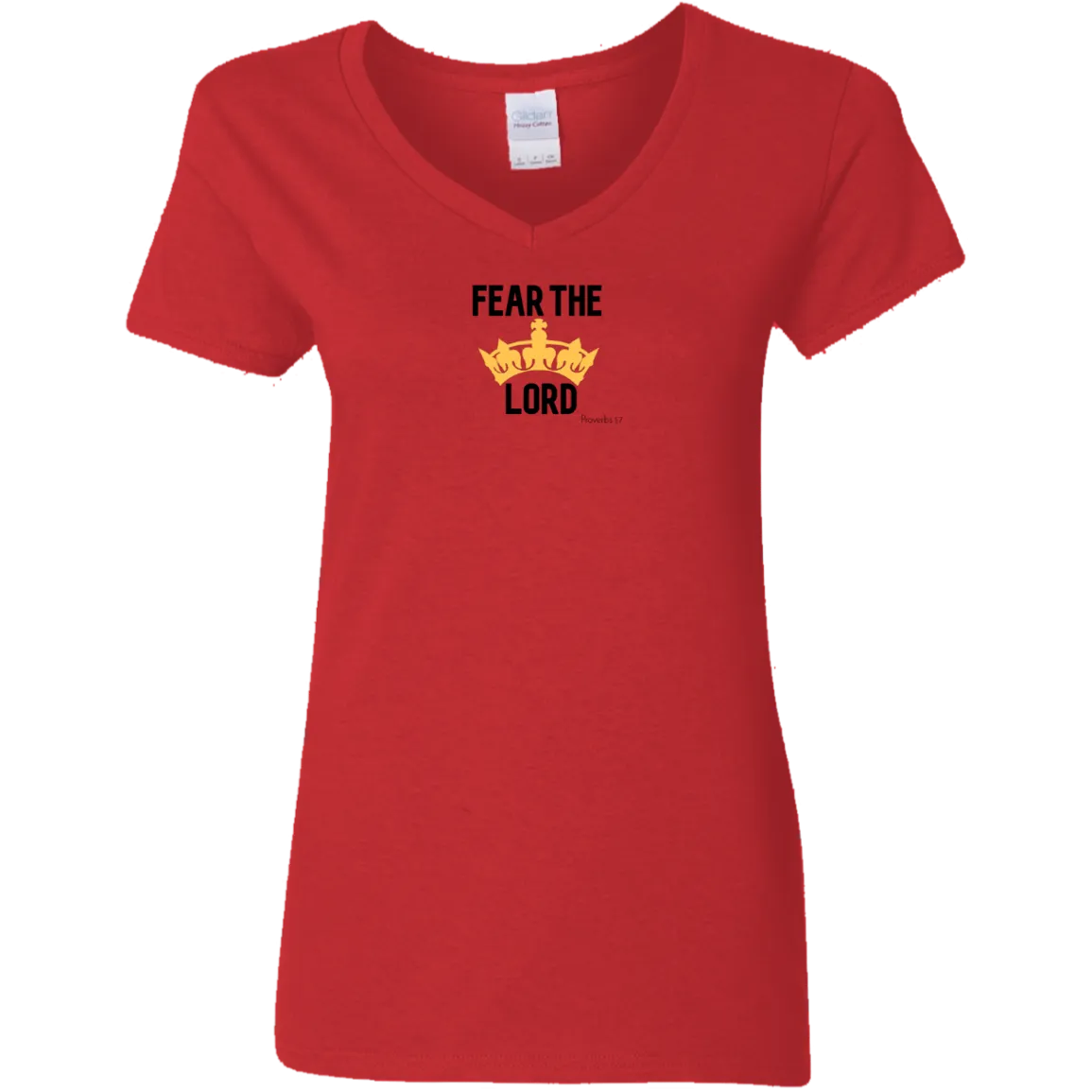 Fear the Lord Ladies 5.3 oz V-Neck T-Shirt