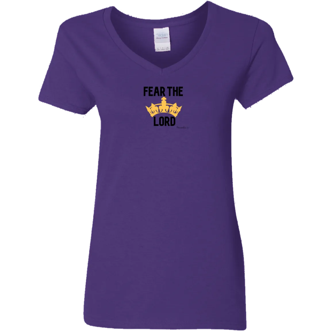 Fear the Lord Ladies 5.3 oz V-Neck T-Shirt