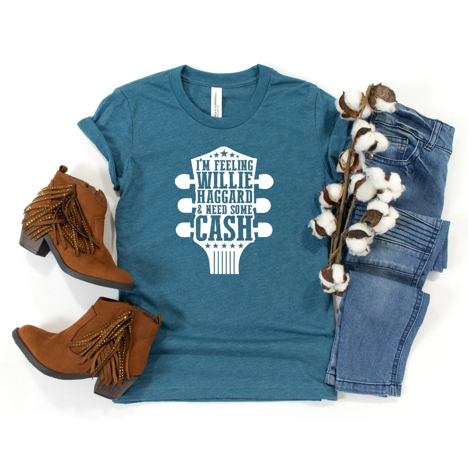 Feeling Willie Haggard | Short Sleeve Crew Neck