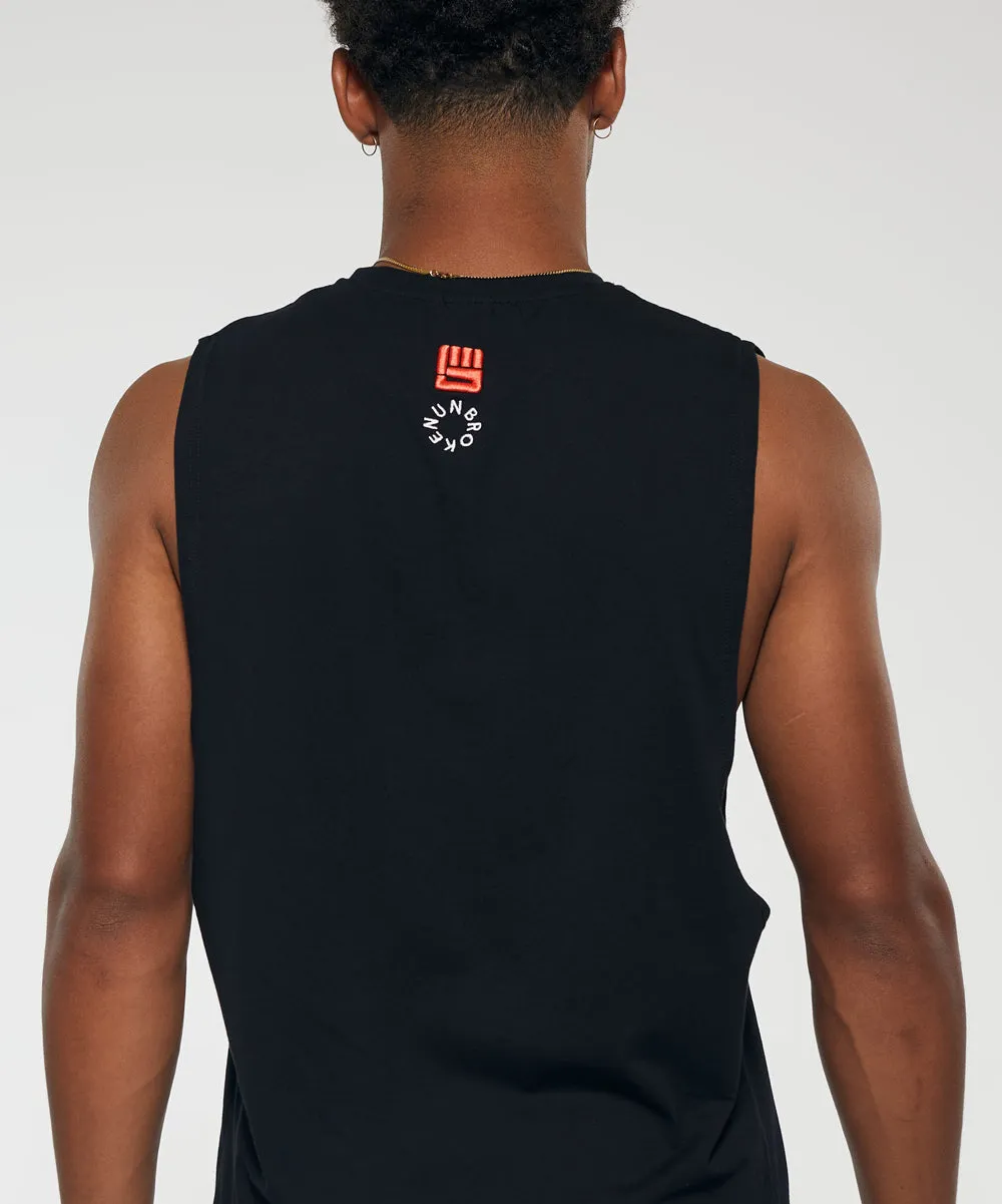 FIGHTERS Muscle Tank in Black