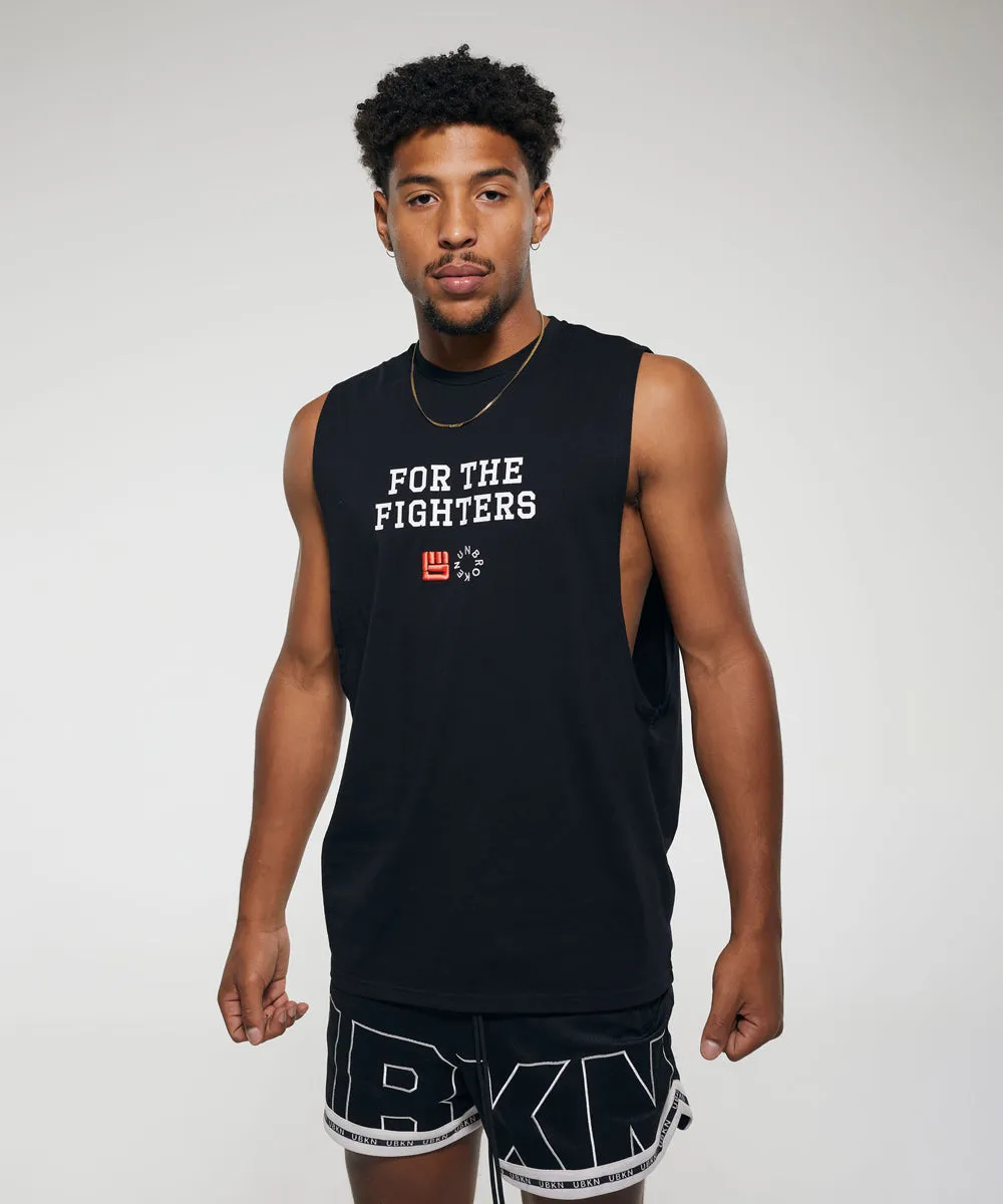 FIGHTERS Muscle Tank in Black