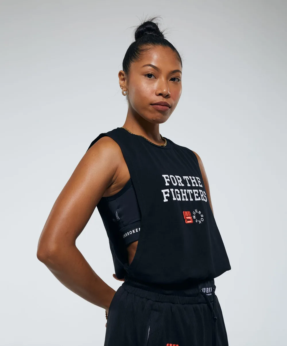 FIGHTERS Muscle Tank in Black
