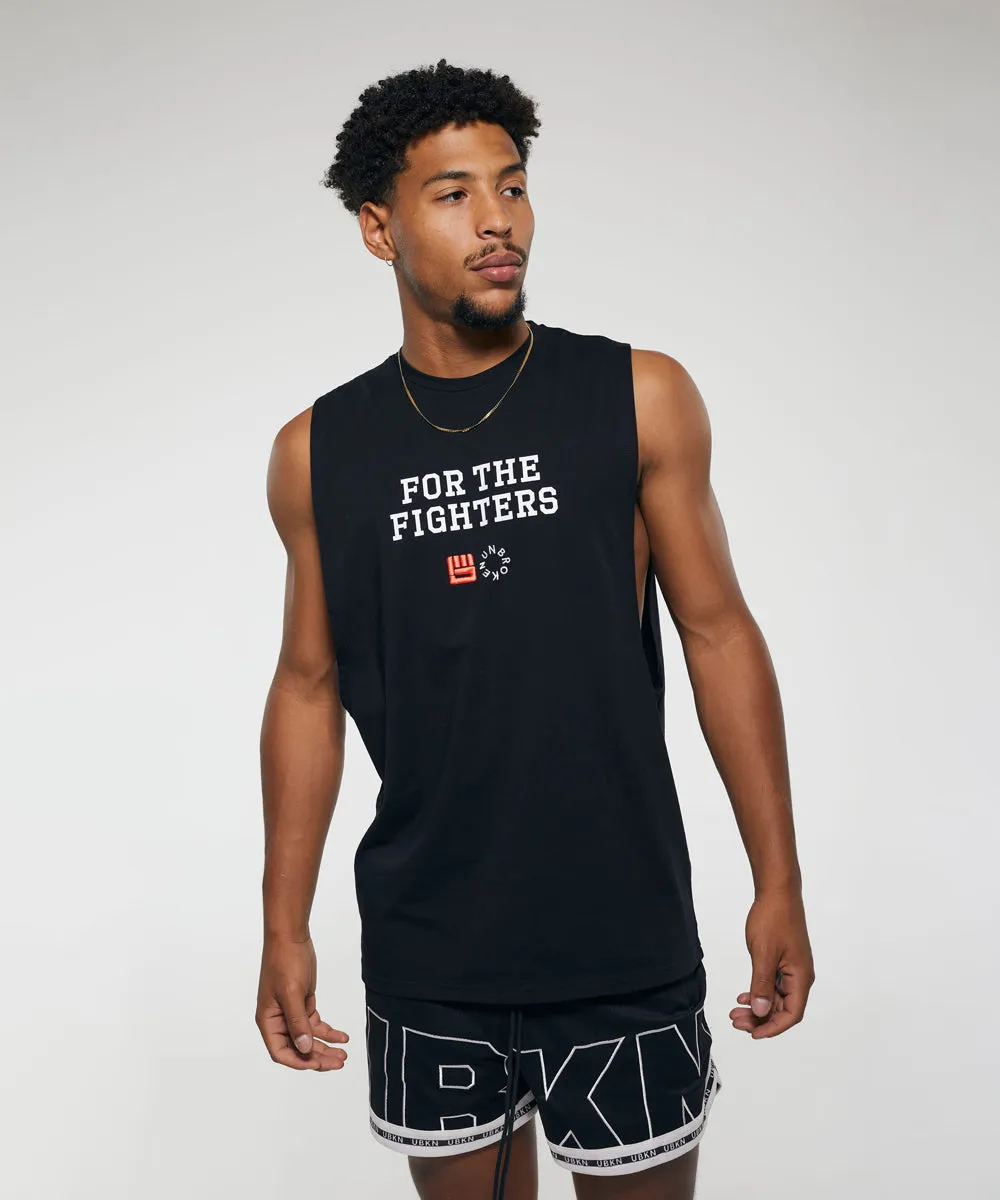 FIGHTERS Muscle Tank in Black