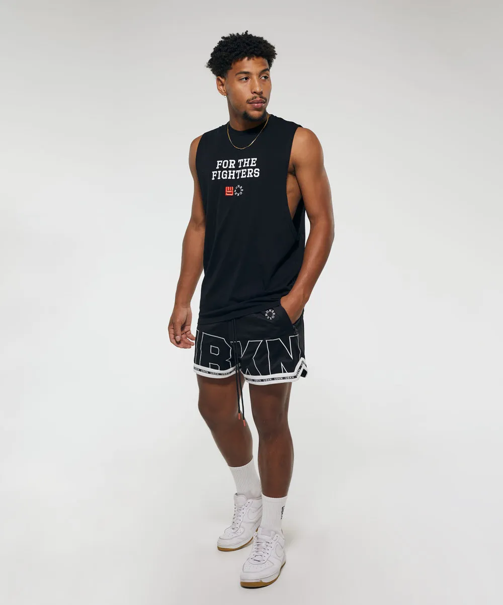 FIGHTERS Muscle Tank in Black