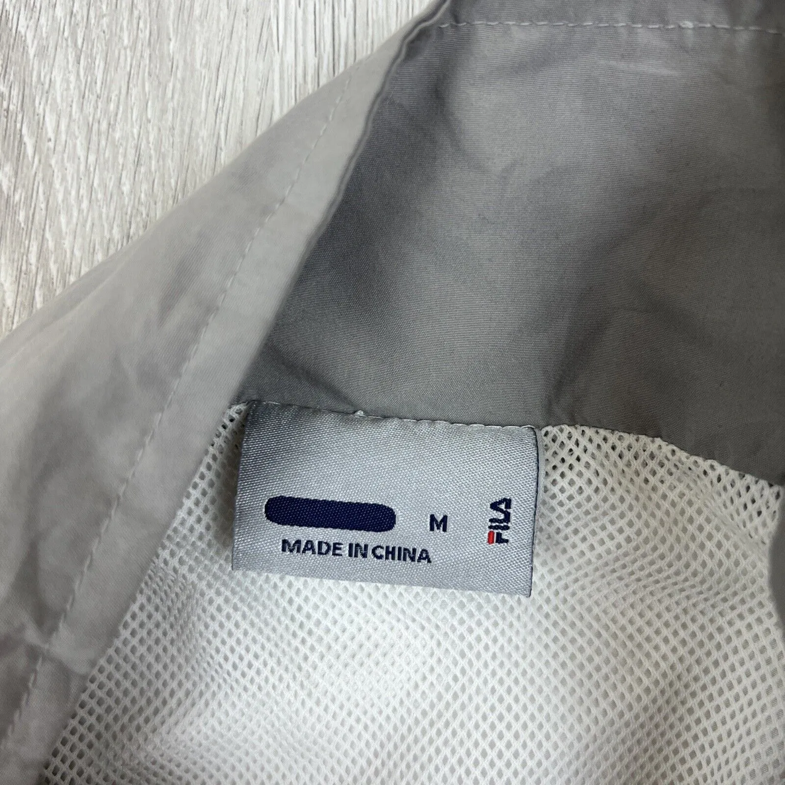 FILA Vintage Colour-block Mens Full Zip Tracksuit Jacket Size Medium
