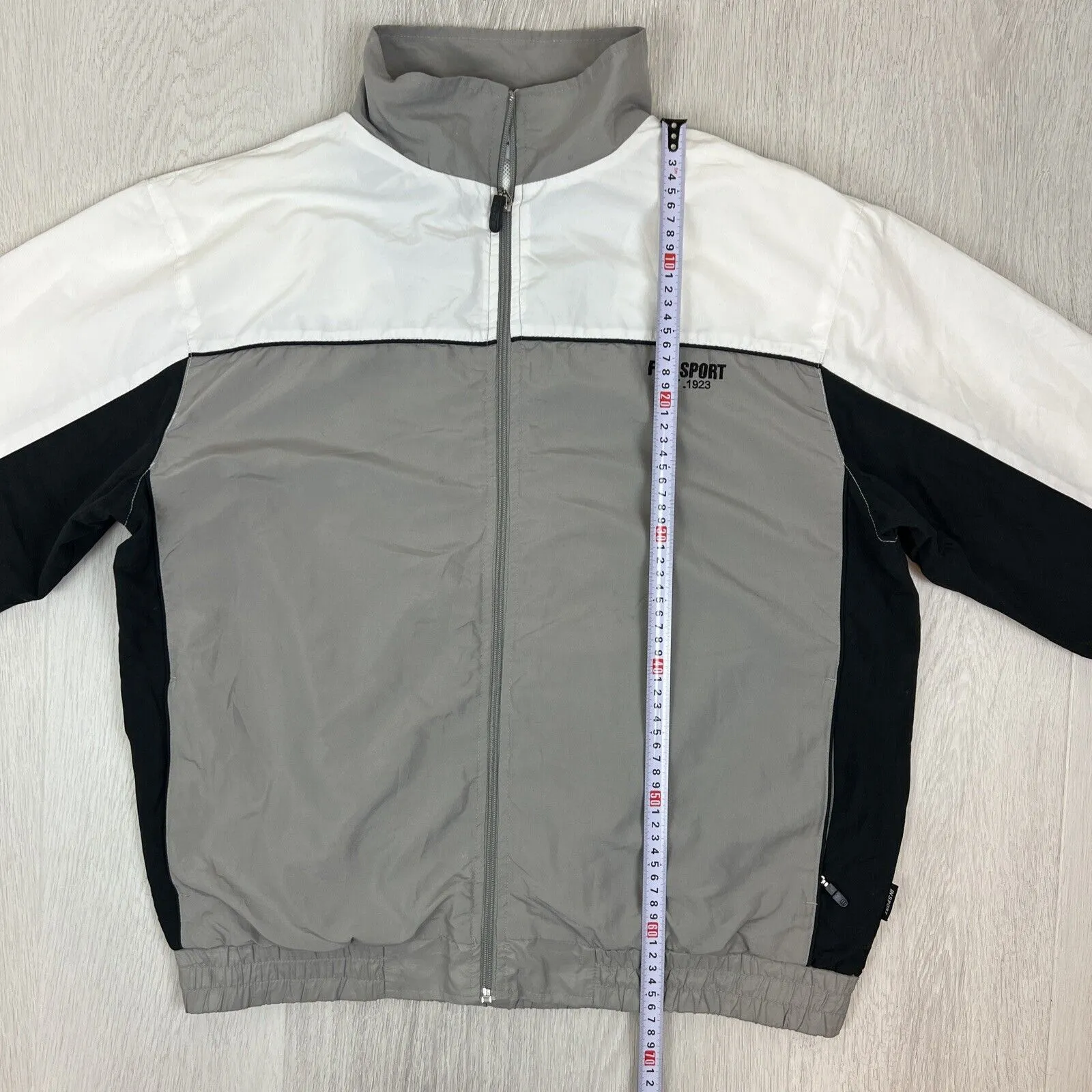 FILA Vintage Colour-block Mens Full Zip Tracksuit Jacket Size Medium
