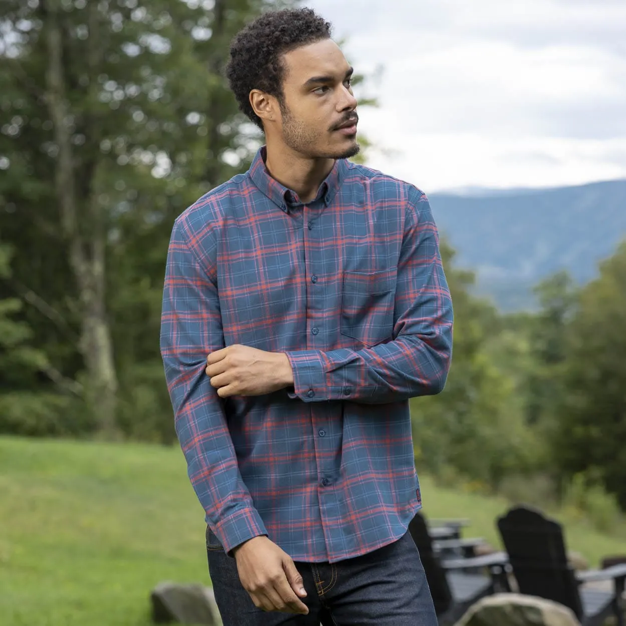 Flangela Bassett - BorlandFlex™ Long Sleeve Flannel