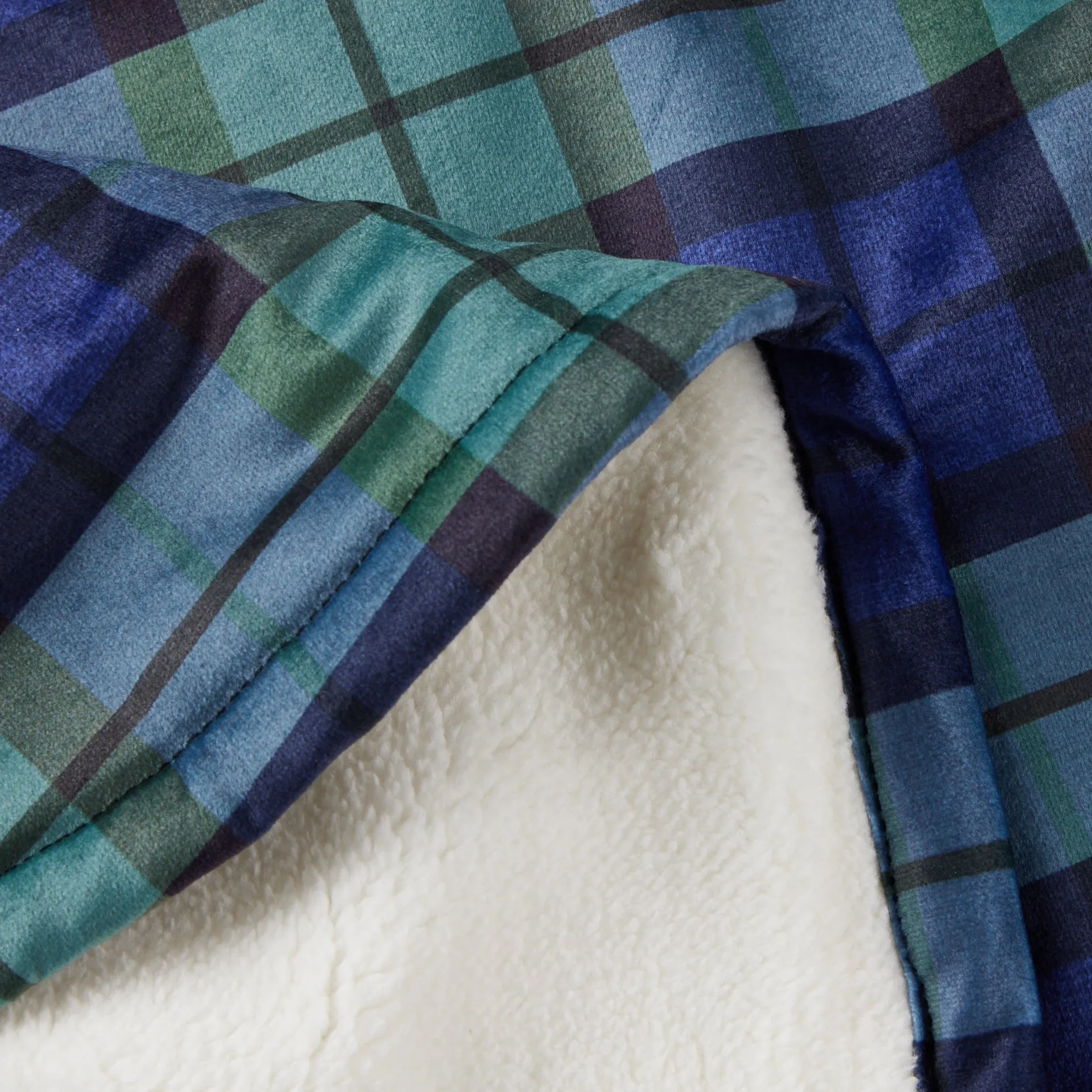 Flannel Plaid Button Shirt Lumber Jacket - Green