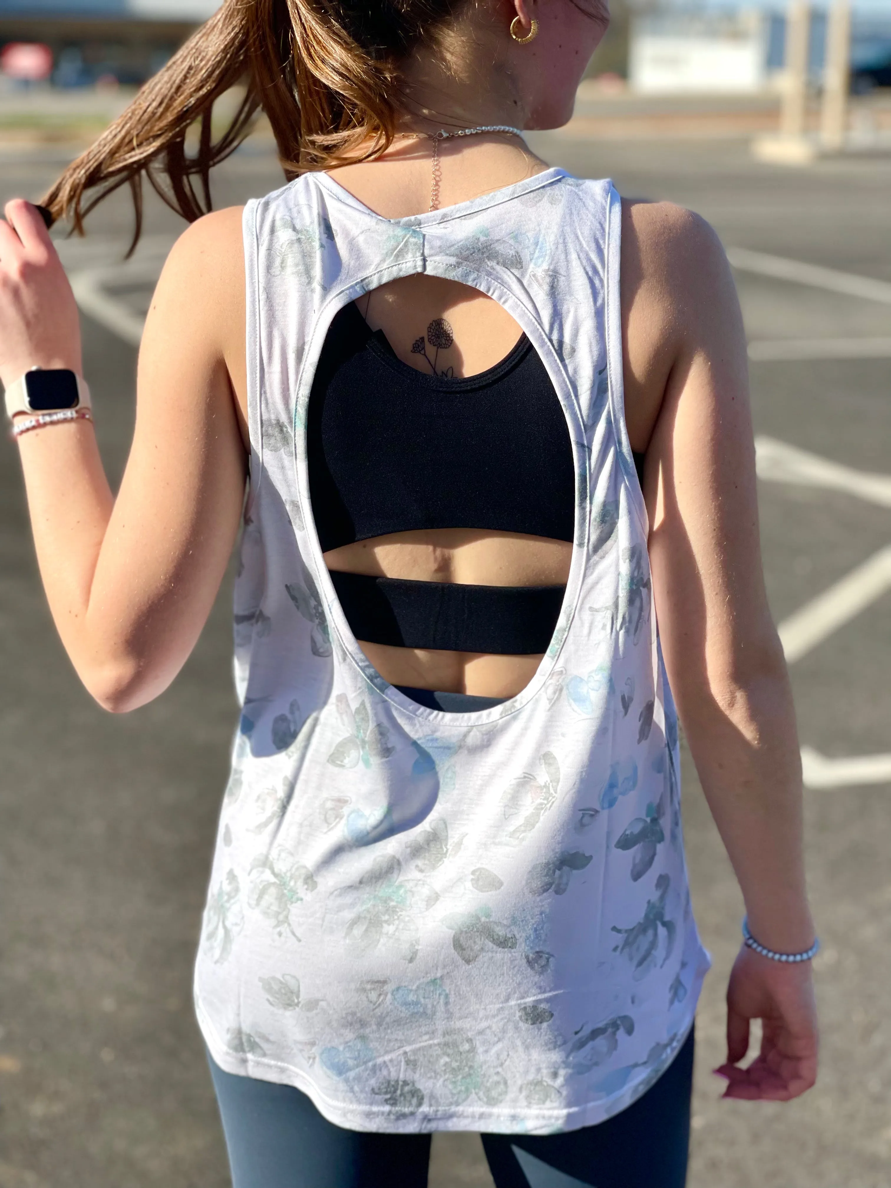 Floral Muscle Top