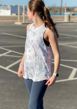 Floral Muscle Top