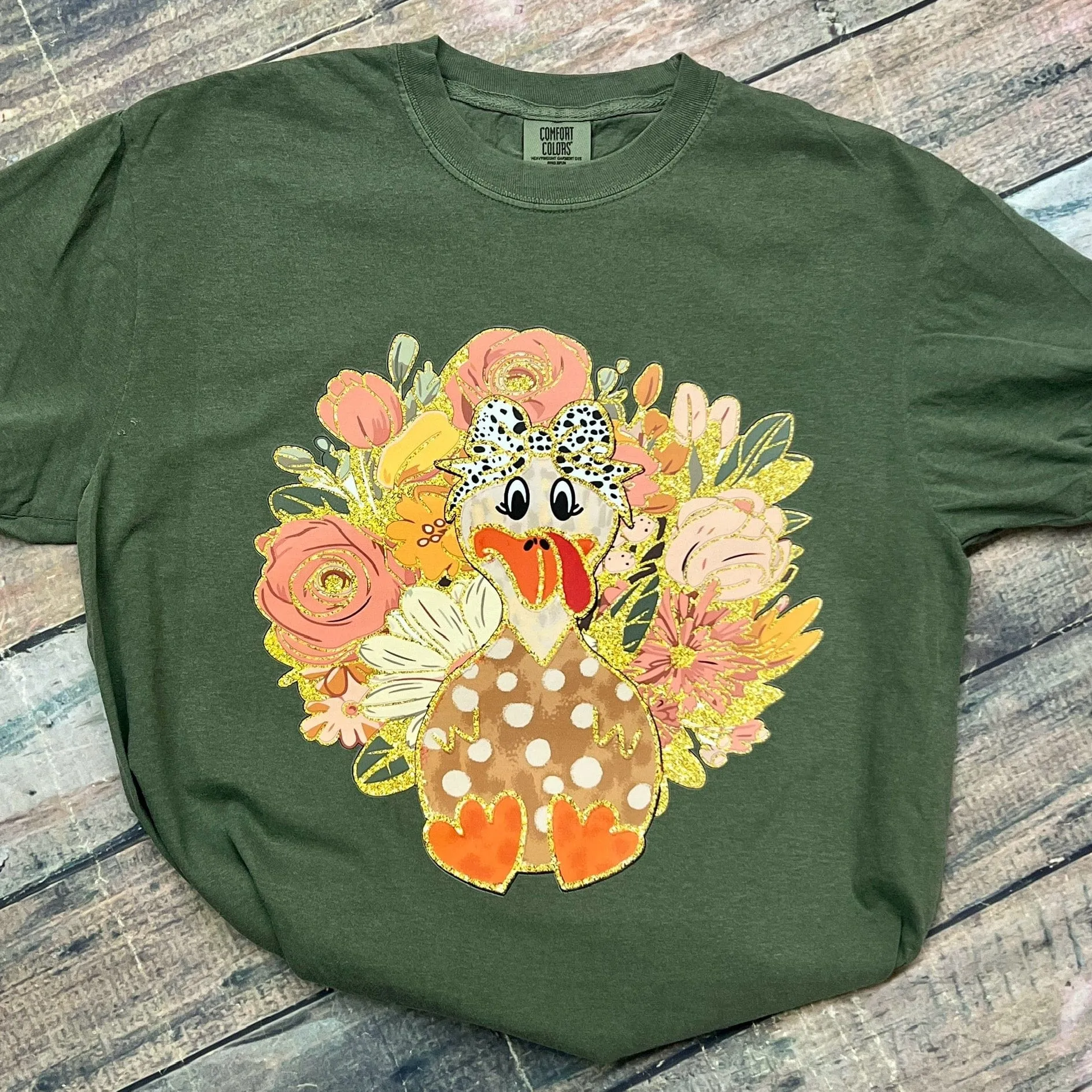 Floral Turkey Tee