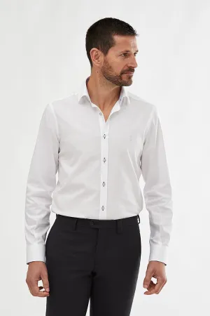 FLORENTINO COTTON OXFORD L/S SHIRT 123731