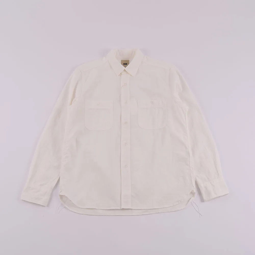 FOB Factory White Oxford Work Shirt