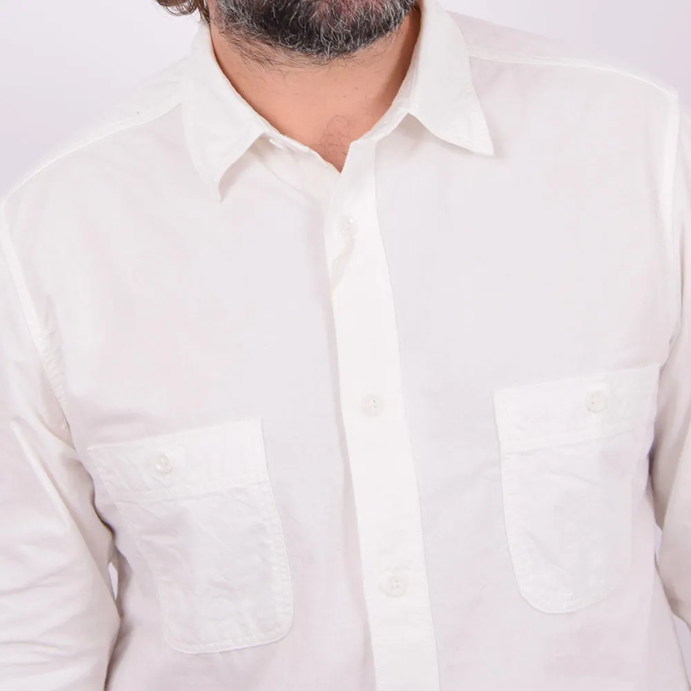 FOB Factory White Oxford Work Shirt