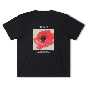 FORMER ROSETTE TEE - BLACK