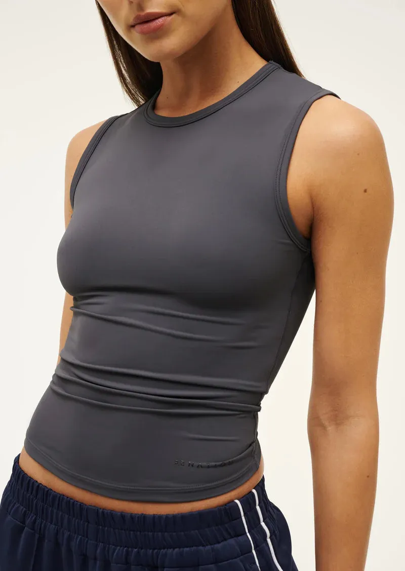 Foundation Muscle Tank - Marine Blue