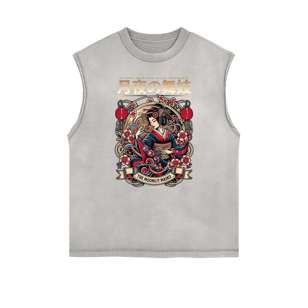 Frayed Edge Japanese Ukiyo Graphic Tank