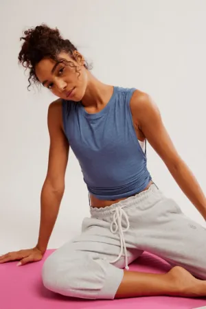 Free People: Sport Mode Muscle Tank in Skyline