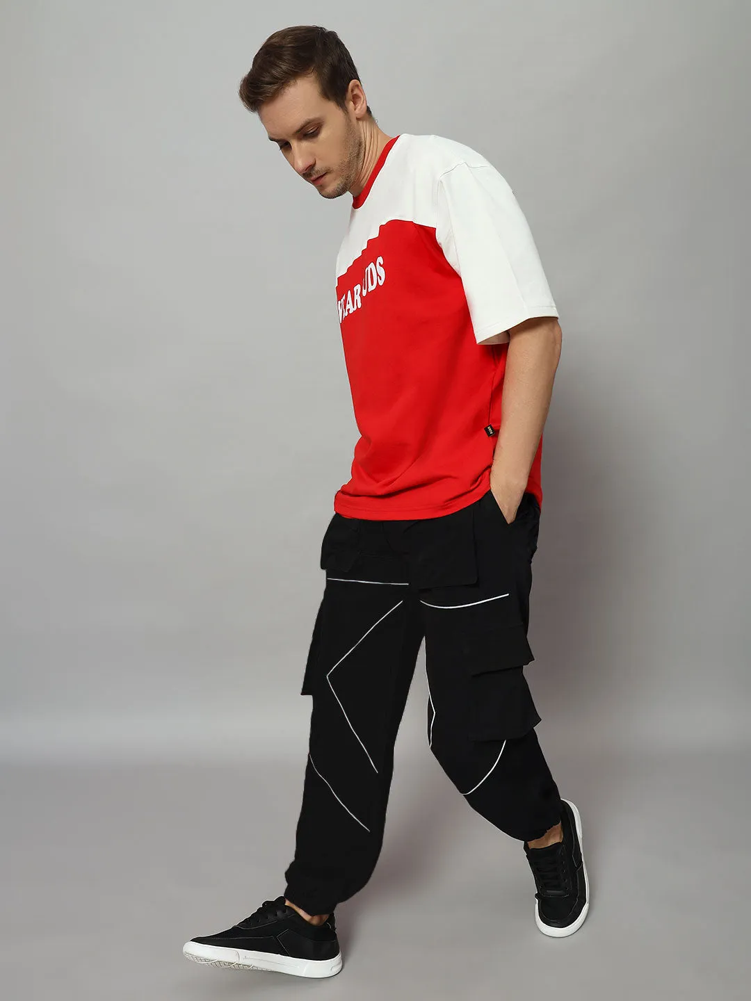 Frontline Reflector Parachute Cargo Pants (Black)
