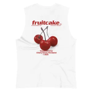 Fruitcake Gay Pride Cherry Red Design Relaxed Fit Sleeveless Tank Top