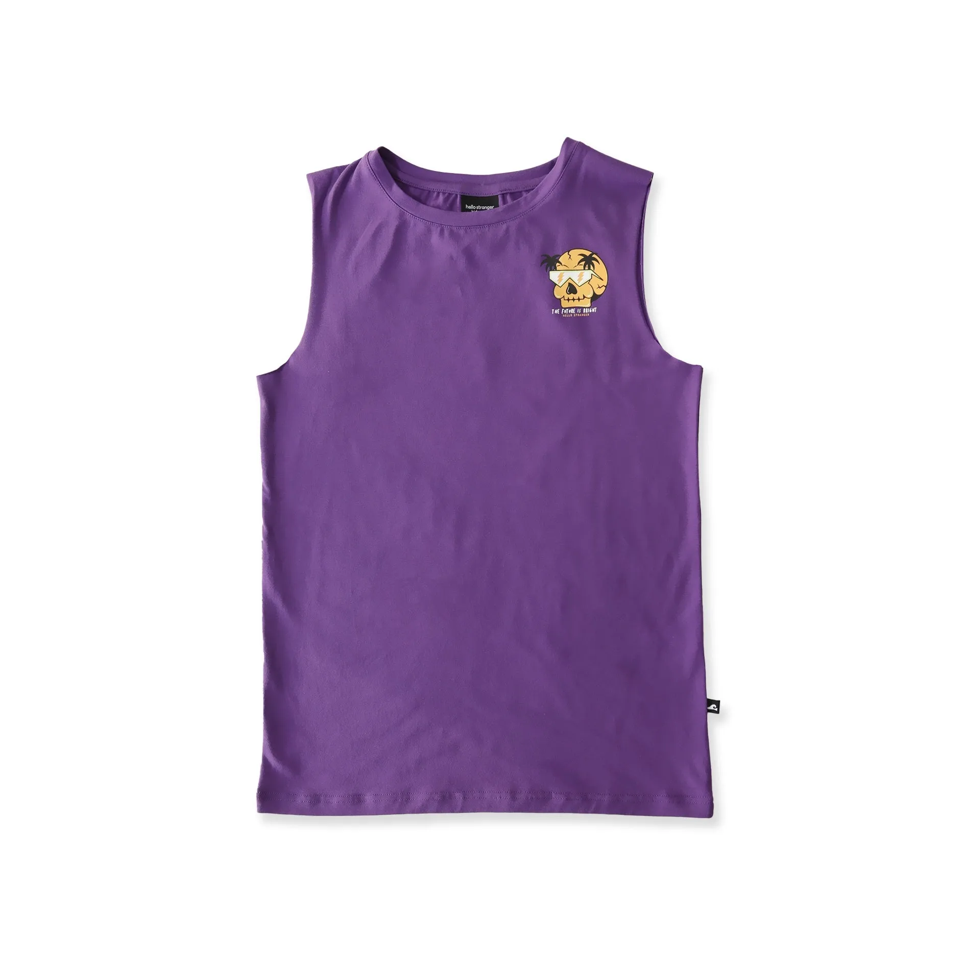 Future Is Bright Muscle Tee - Purple