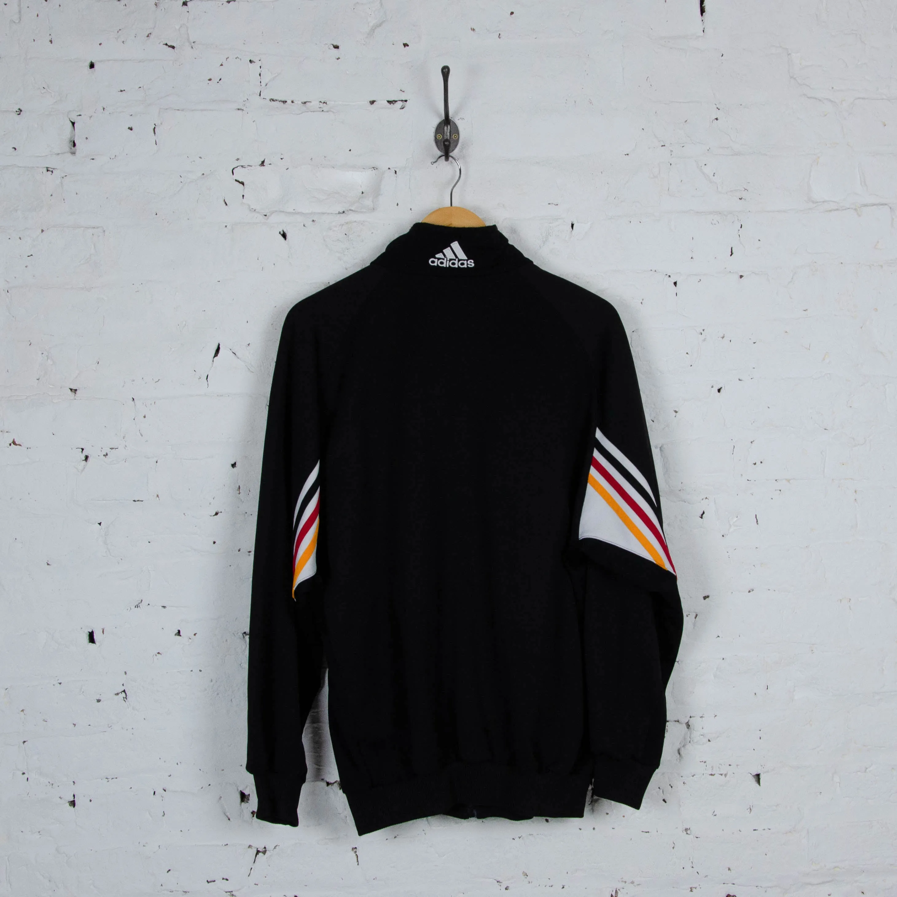 Germany Football 90s Adidas Tracksuit Top Jacket - Black - L