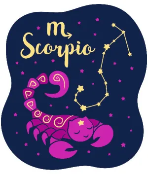 Girls Scorpio Zodiac Sign Colored Graphic Tank Top