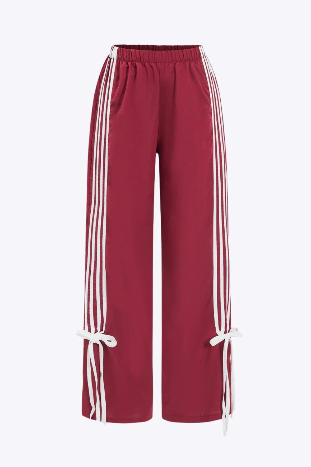 Gloria - Patchwork Bow Detail Woman's Trousers