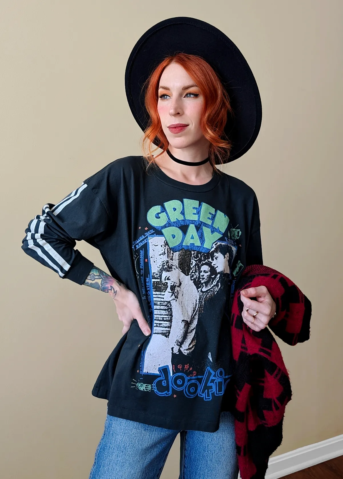 Green Day Dookie Long Sleeve Merch Tee